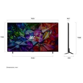 LG TV LG 86" MRGB 4K Smart TV con IA incluye AI Magic Remote 86MRGB95BSA, 86MRGB95BSA