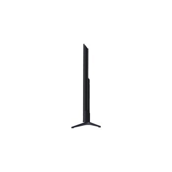 Vista lateral izquierda de la LG UHD UA73 TV.