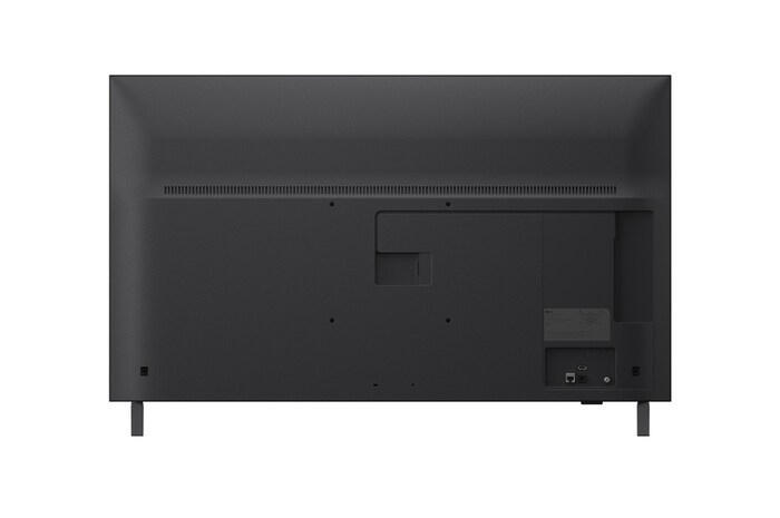 Vista posterior de la LG UHD UA75 TV.