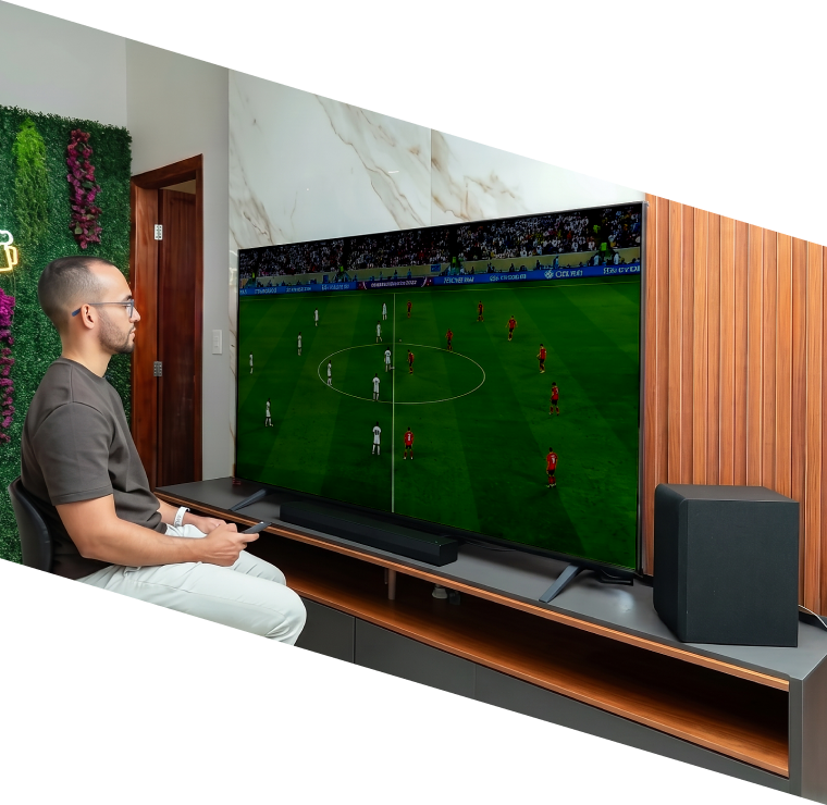 Rapael viendo una pantalla con el Modo Deportes apagado