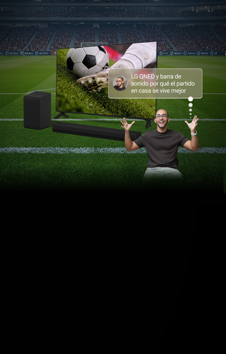 La emocion del fútbol, directo en casa