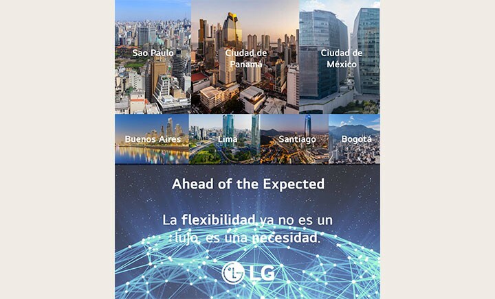 Equipo de consultores seleccionados de Chile y equipo LG.