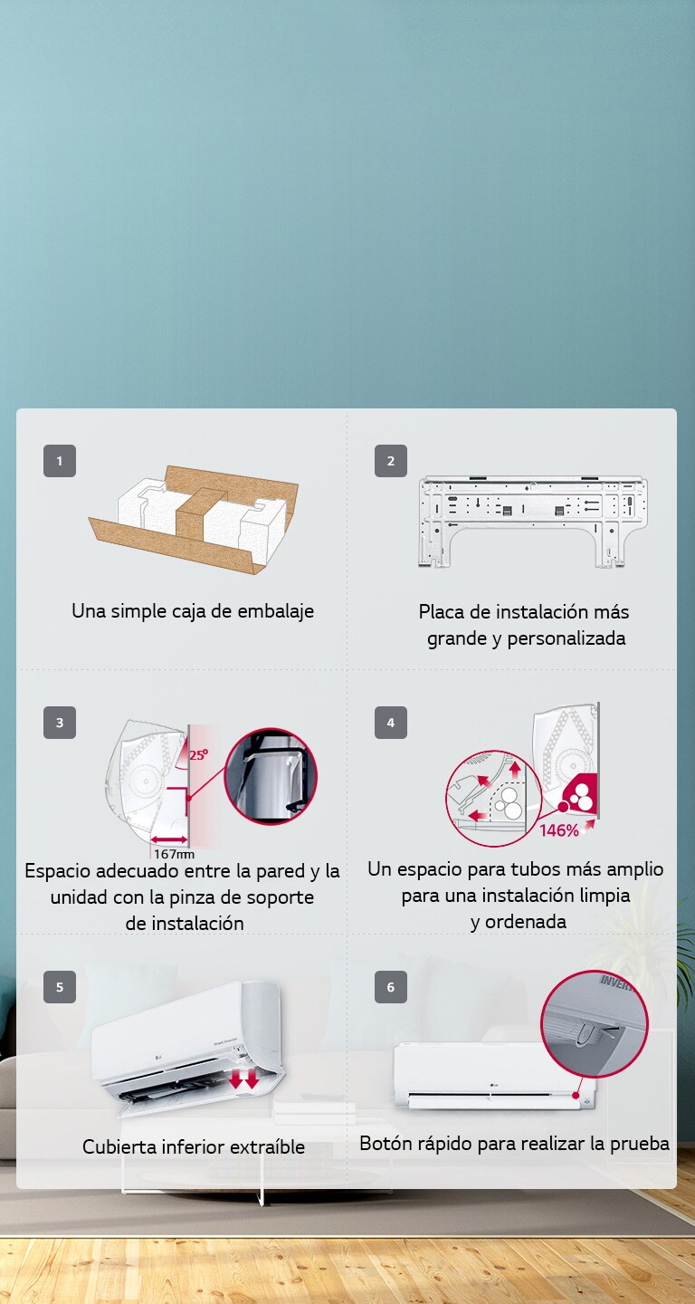 Instalación sencilla y rápida