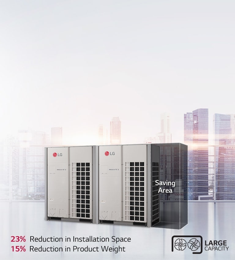  Una imagen que expresa la instalación flexible de Multi V 5.