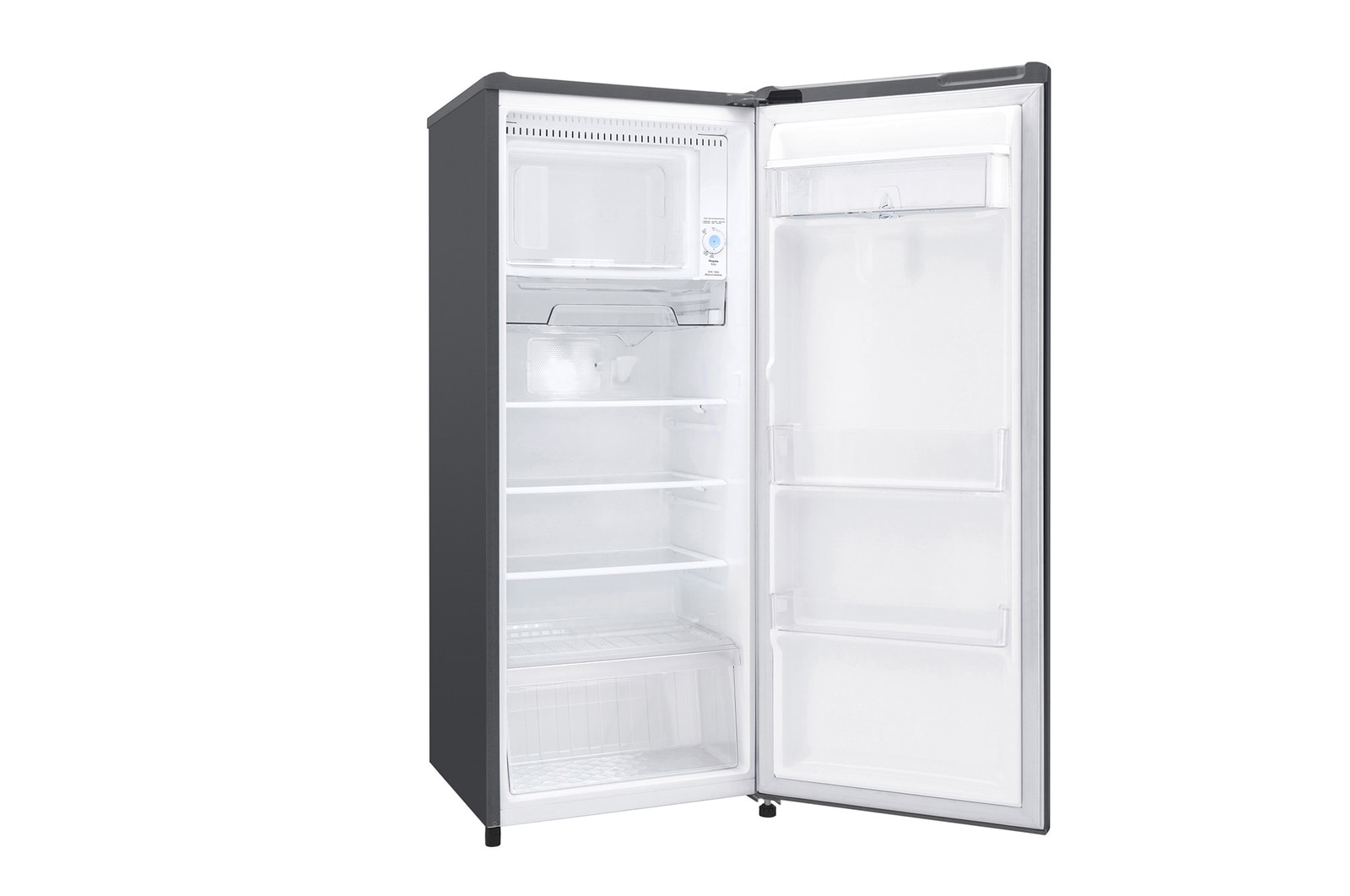 side view full door open without food