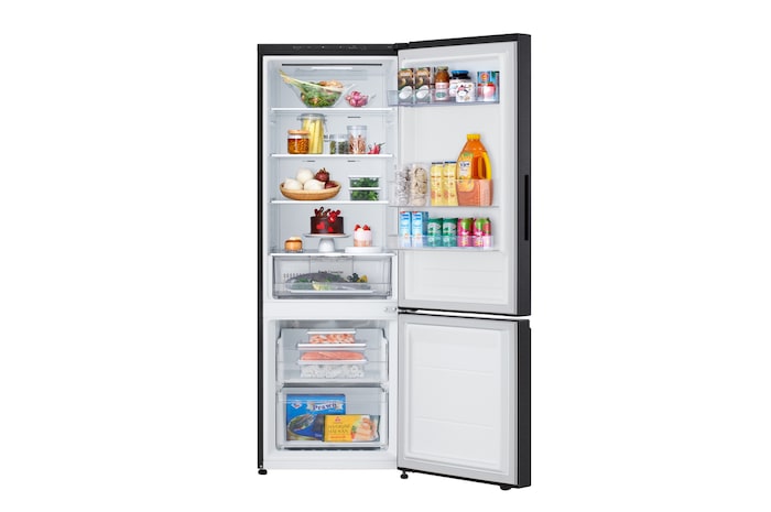 front view with food