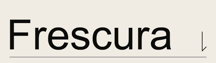 Lleva el texto «Frescura».