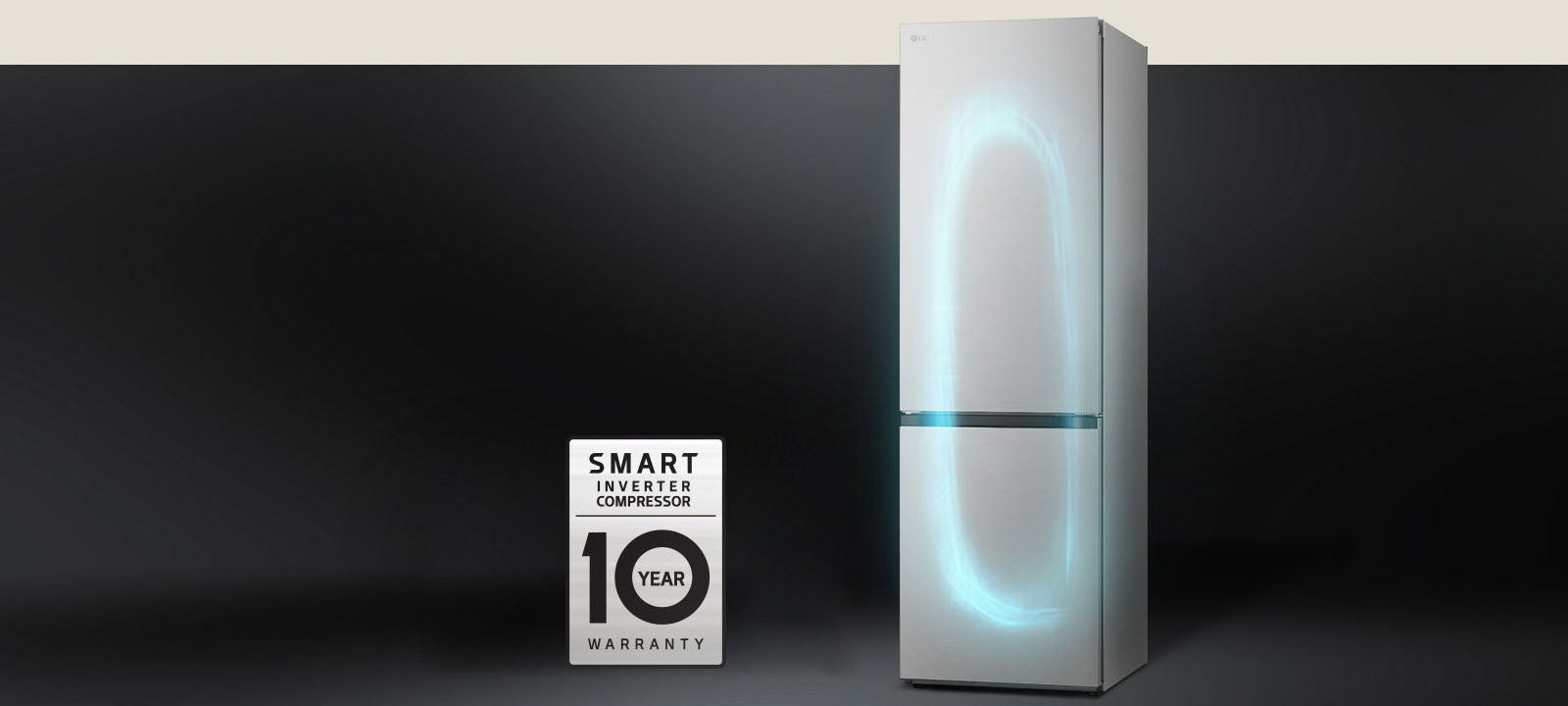 Refrigerador sistema refrigeración eficiente con compresor inverter inteligente y con garantía de 10 años del compresor.