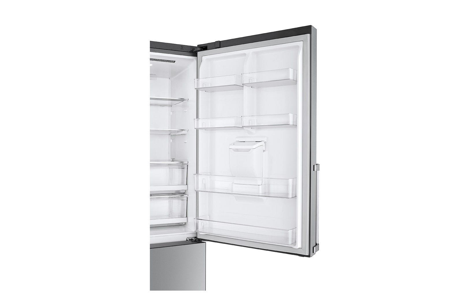 Top door open view