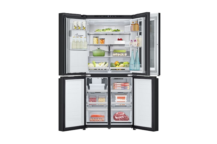 Front door open view  with food