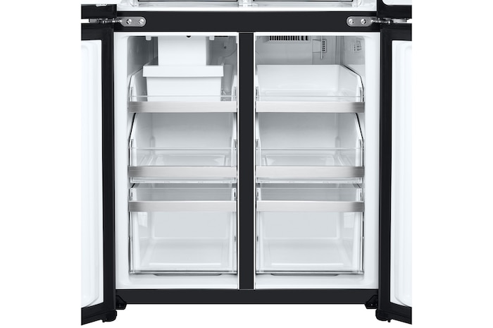 Drawer bottom door view