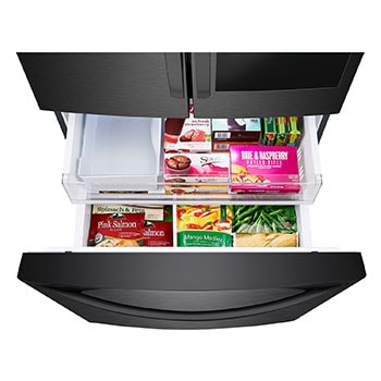 Freezer Interior Filled view