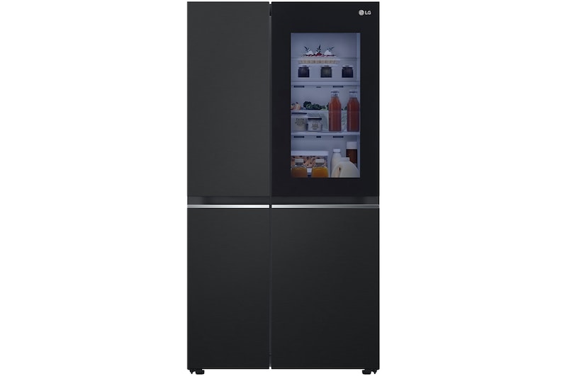 Vista frontal de Refrigerador Side By Side 647L con InstaView™, GS66BVM