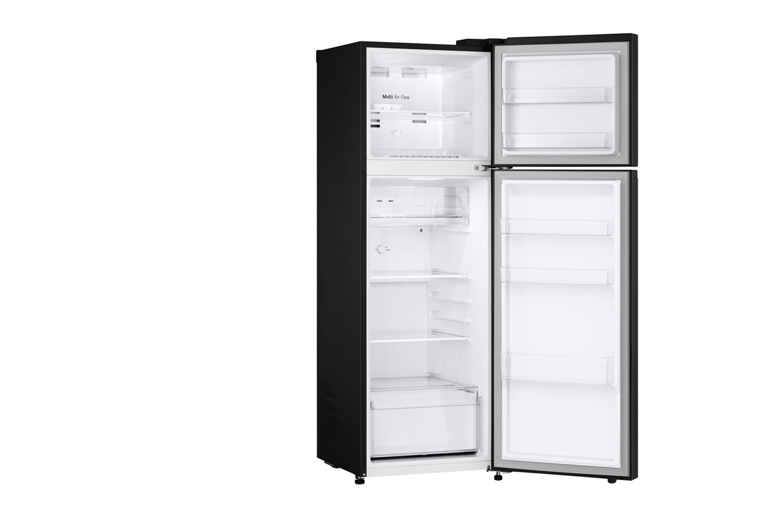 Right side with open door 