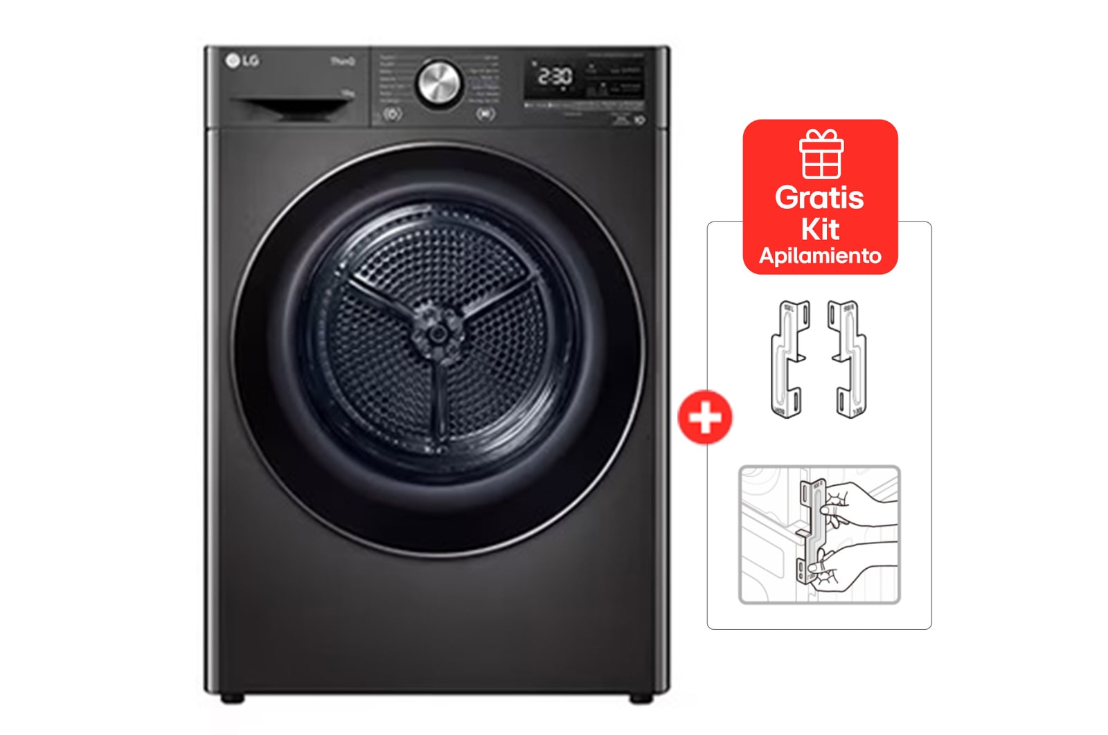 Secadora LG Carga Frontal DF10BVC2S6R LG CL