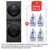 WashTower™ Lavadora Secadora 14Kg/10Kg AIDD™