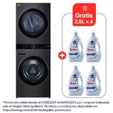 WashTower™ Lavadora Secadora 22Kg/16Kg AIDD™