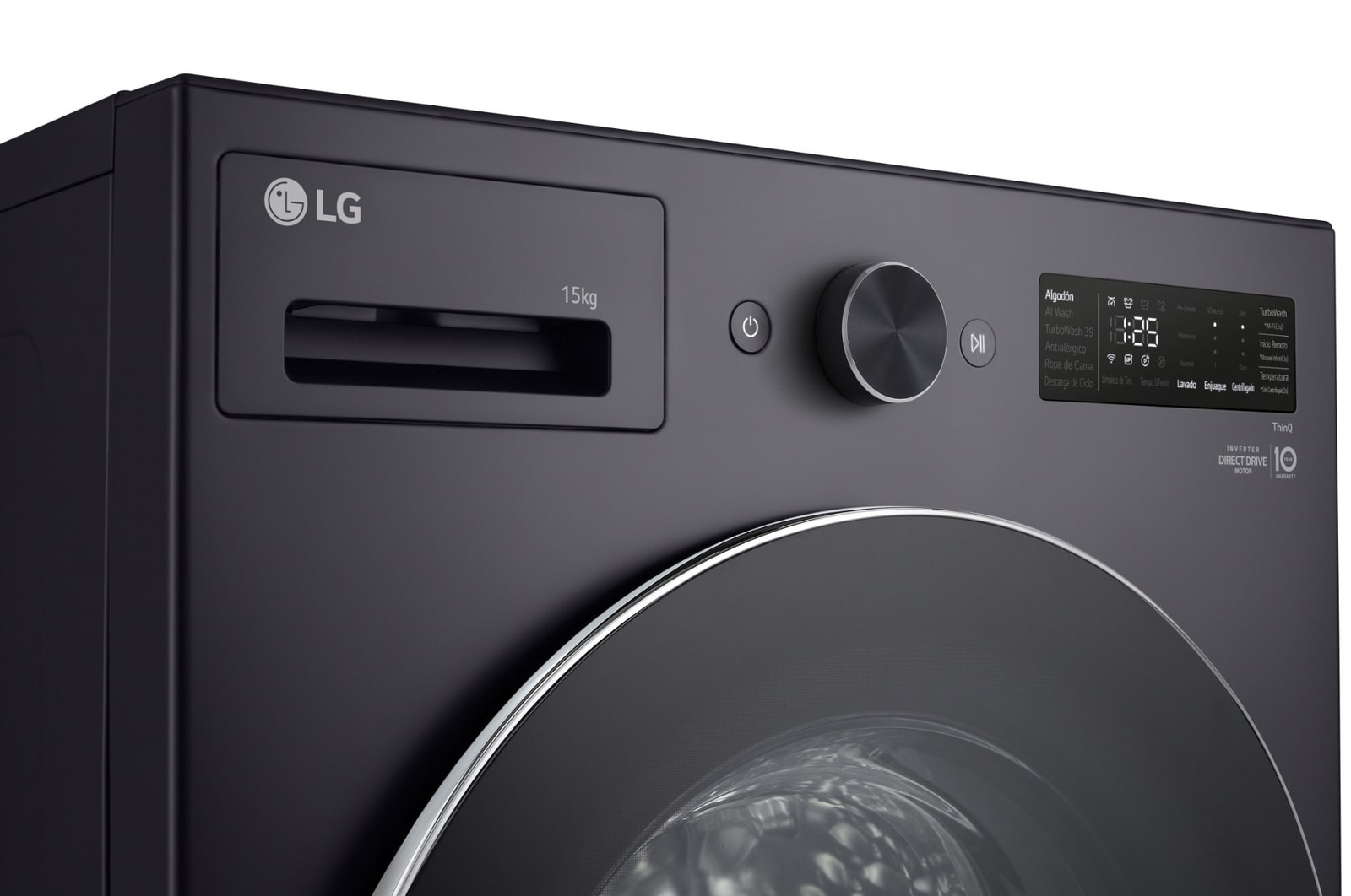 LG Lavadora 15Kg con AIDD™, WM15EGNTSPG