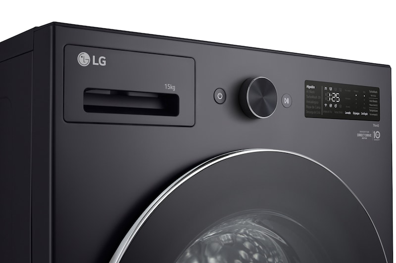 LG Lavadora 15Kg con AIDD™, WM15EGNTSPG