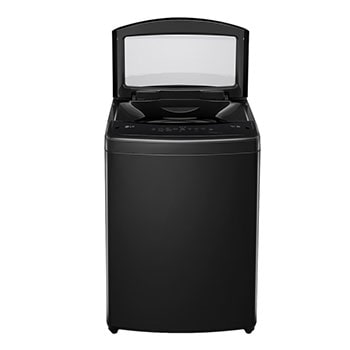 Front view of top door open