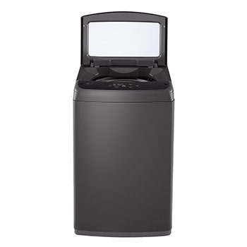 Vista frontal tapa levantada Lavadora Carga Superior LG WT9MVTB
