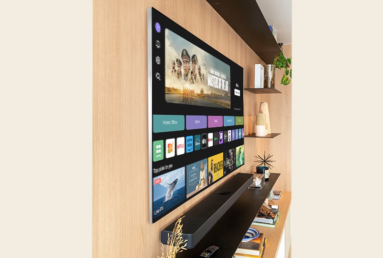 El televisor LG OLED G4 mostrando su diseño One Wall.