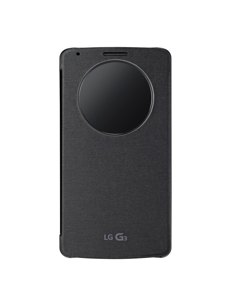 LG Funda Quick Circle Negra para LG G3, CCF-345G