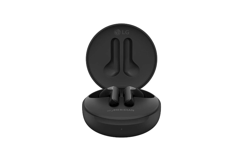 LG TONE Free FN6 - UVNano 99,9% Audífonos inalámbricos Bluetooth (TWS) con Meridian Sound, micrófono dual para trabajo / oficina en casa, compatible con iPhone / Android, carga inalámbrica y rápida., HBS-FN6