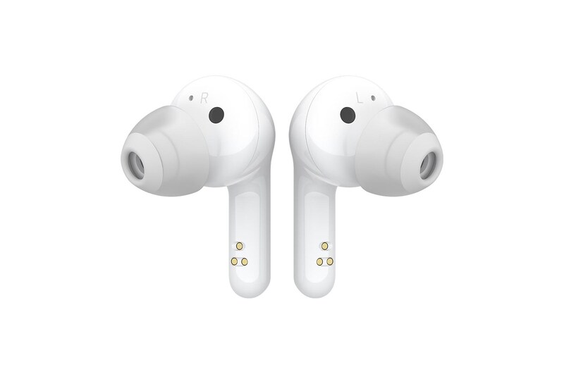 LG TONE Free FN6 - UVNano 99,9% Audífonos inalámbricos Bluetooth (TWS) con Meridian Sound, micrófono dual para trabajo / oficina en casa, compatible con iPhone / Android, carga inalámbrica y rápida., HBS-FN6