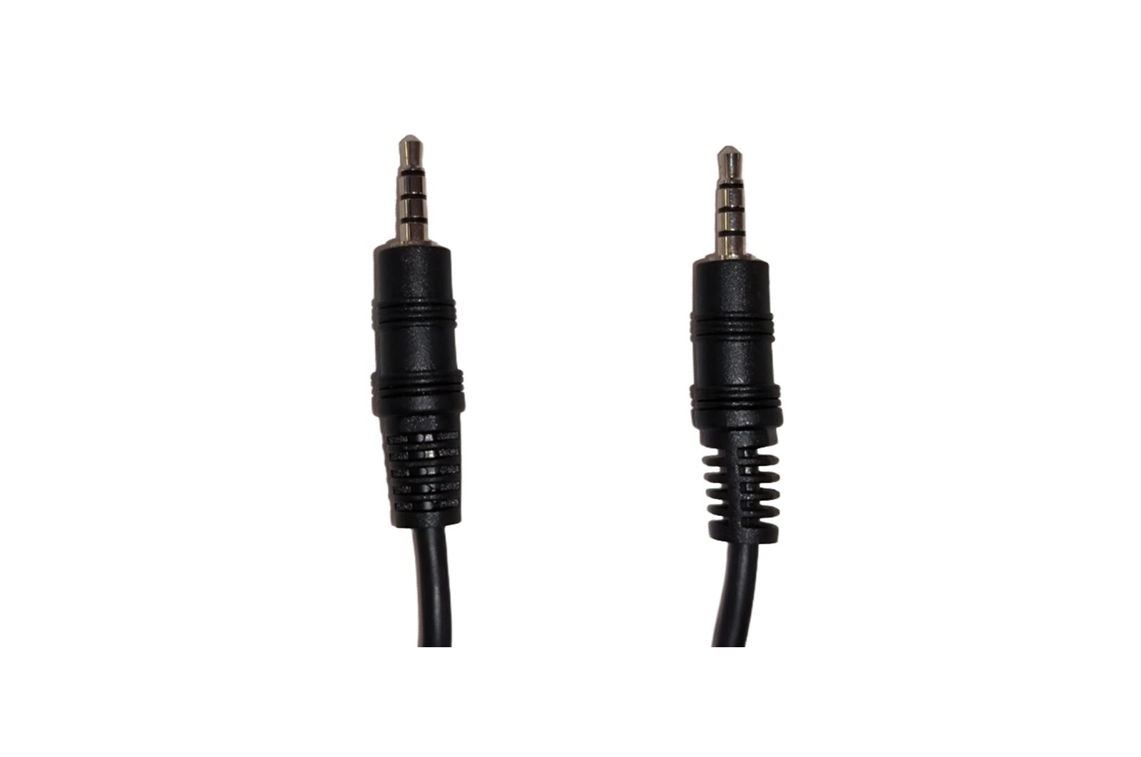 Kit Ricambio Spinotto 3,5 Mm TRRS – 2 Maschi + 2 Femmine A Filo Nudo, 1 Metro, Per Cuffie E Microfono