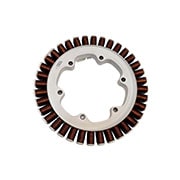Front view of stator