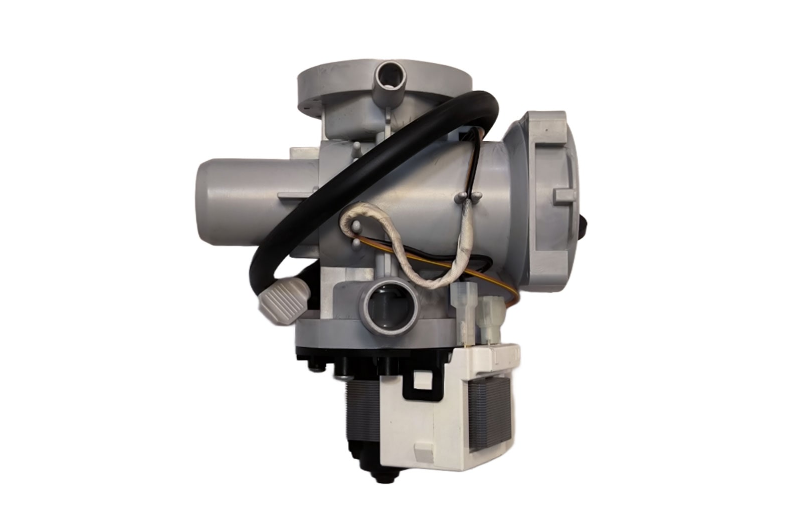 Side view of drain pump