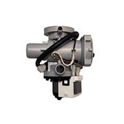 Side view of drain pump
