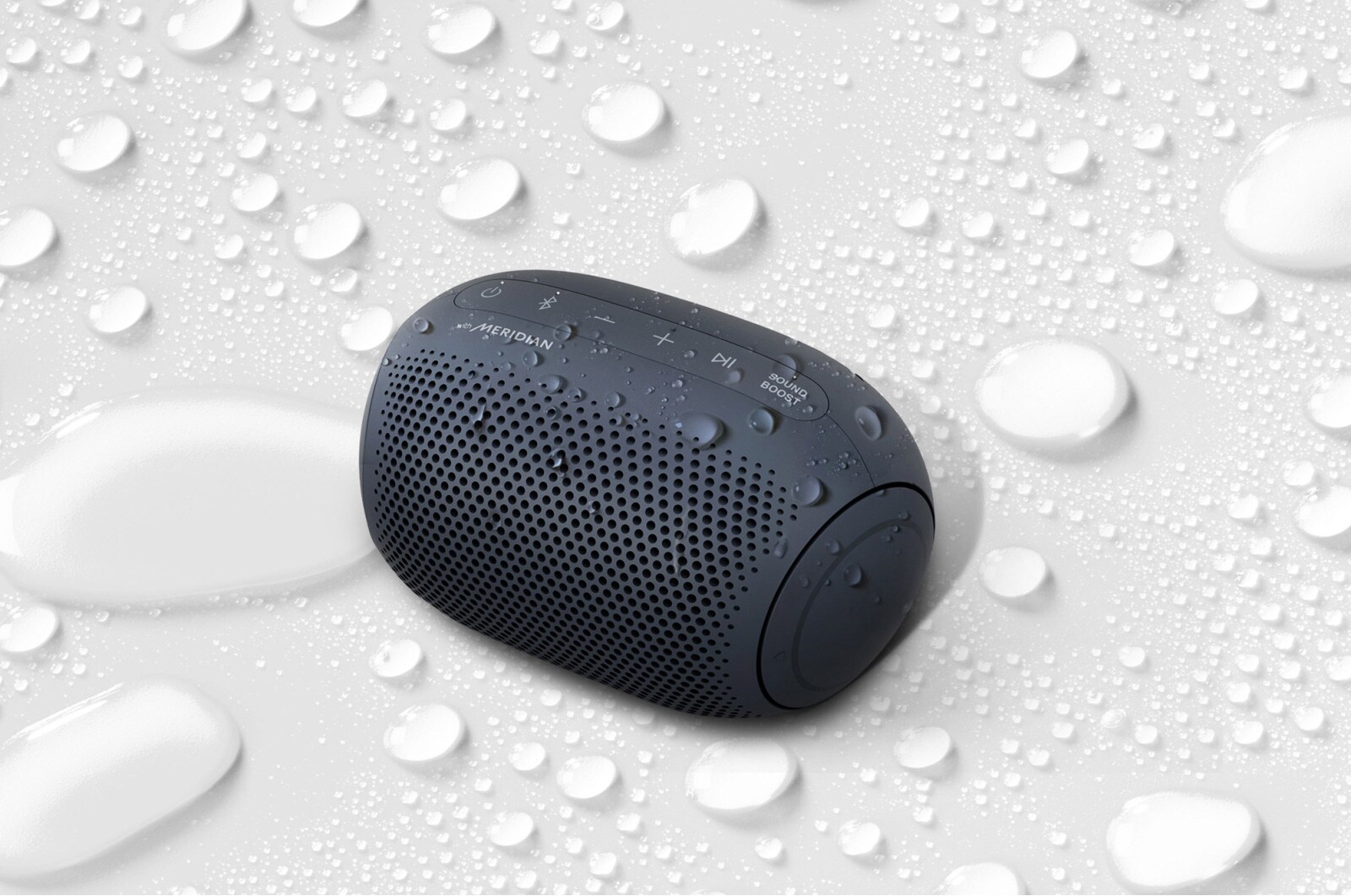 LG XBOOM Go PL2 Parlante Bluetooth inalámbrico portátil con hasta 10 horas de batería, IPX5 resistente al agua, Sound Boost para exteriores., PL2