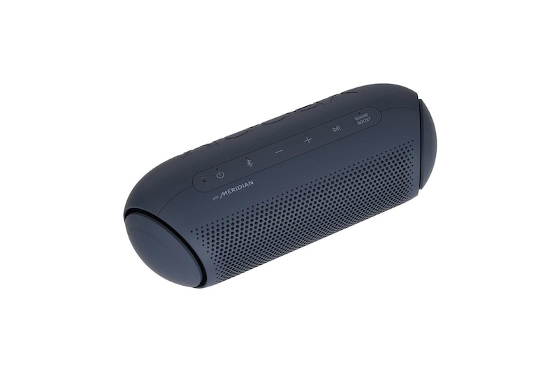 LG XBOOM Go PL5 Parlante Bluetooth inalámbrico portátil con hasta 18 horas de batería, IPX5 resistente al agua, Sound Boost para exteriores., PL5