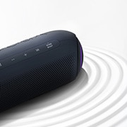 LG XBOOM Go PL7 Parlante Bluetooth inalámbrico portátil con hasta 24 horas de batería, IPX5 resistente al agua, Sound Boost para exteriores., PL7