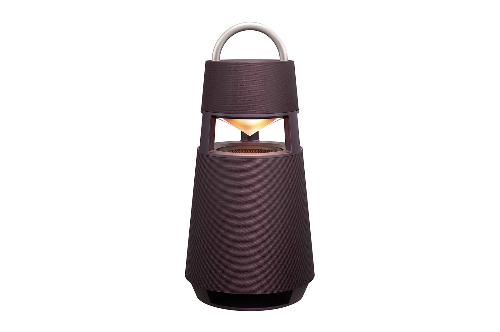 Ángulo frontal con iluminación amarilla encendida