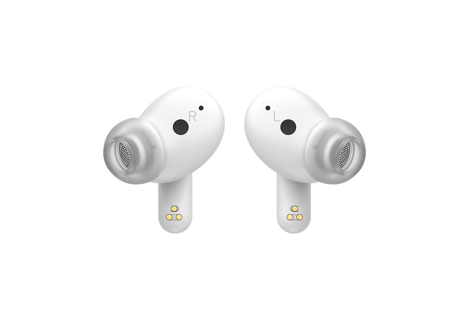 LG TONE Free FP9W – UVNano 99,9%, Audífonos inalámbricos Bluetooth (TWS) con Meridian Sound, micrófono dual para trabajo / oficina en casa, compatible con iPhone / Android, carga inalámbrica y rápida, TONE-FP9W