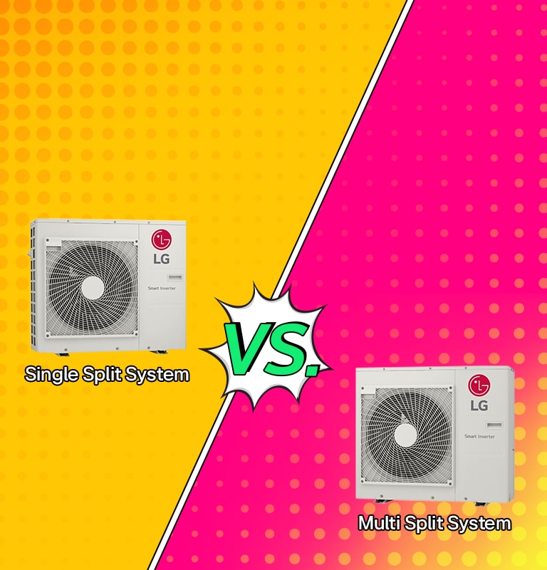 Compara LG Single Split y Multi Split: eficiencia, flexibilidad y rendimiento para el hogar