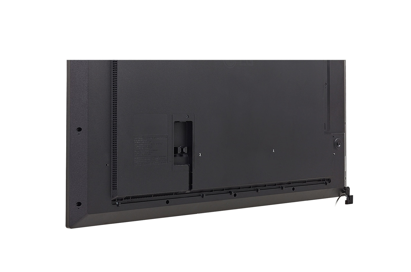 Primer plano de la esquina inferior izquierda