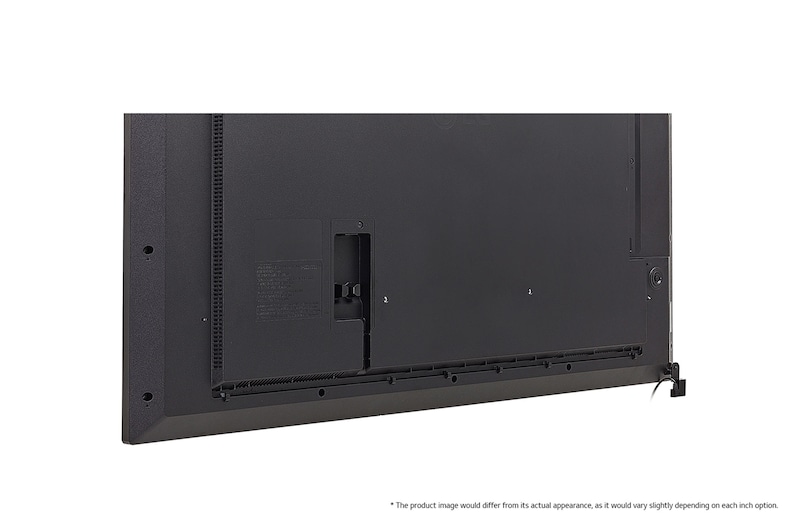 LG Pantalla de señalización UHD, Close-Up esquina inferior izquierda, 49UM5N-E