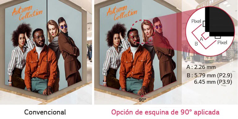 Sieño de Esquina a 90° Disponible