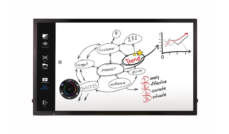 LG Tablero digital interactivo, 65TC3D-B