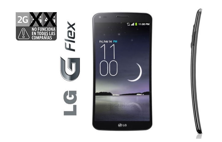 LG G Flex dale forma a tu experiencia pantalla curva de 6''. 4G LTE. Cámara  13 MP - LGD956