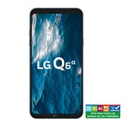 Vista frontal de LG Q6 Alpha Blue con pantalla FullVision de 5,5 pulgadas LG Q6 Alpha – LGM700F LGM700F