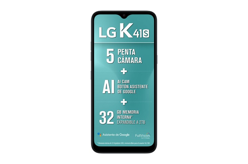 LG K41S, Cuatro Cámaras, LMK410HM
