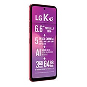 LG K42 I 6.6'' HD+ I Quad Cámera I 64GB, LMK420HM