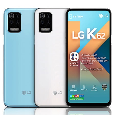 LG K62 I 6.6'' HD+ I Quad Cámara I 128GB - LMK525HM