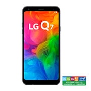 Vista frontal de LG Q7 LMQ610FM
