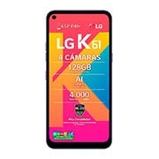 LG K61, Penta cámara (4 cámaras traseras y 1 frontal), Vista Frontal, LMQ630HA